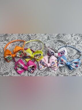 Girls Owl Bow Headbands 🦉🎀 6pc Colorful Cute Set